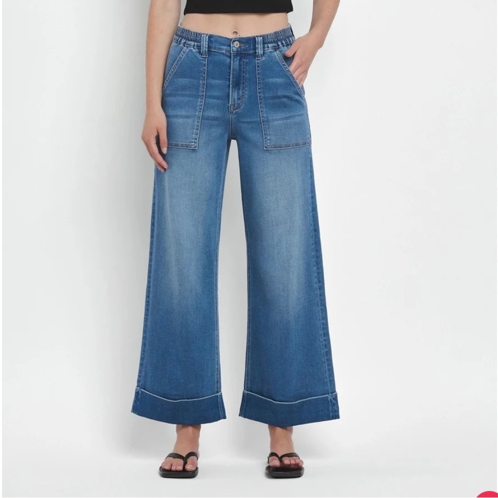 Vervet Kris baggy wide leg comfort stretch NWT